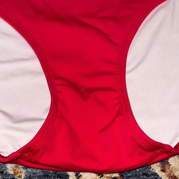 LIME RICKI Swimwear Women’s High-Waisted Swim Bottoms 2XL STYLE LR-637 RED - Picture 4 of 11